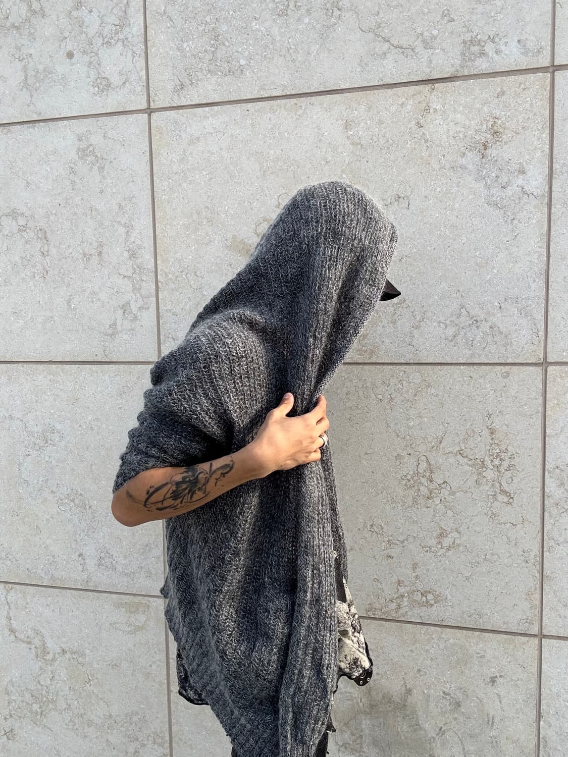 “Vintage”00’s Draped Knit Cardigan 상품이미지3