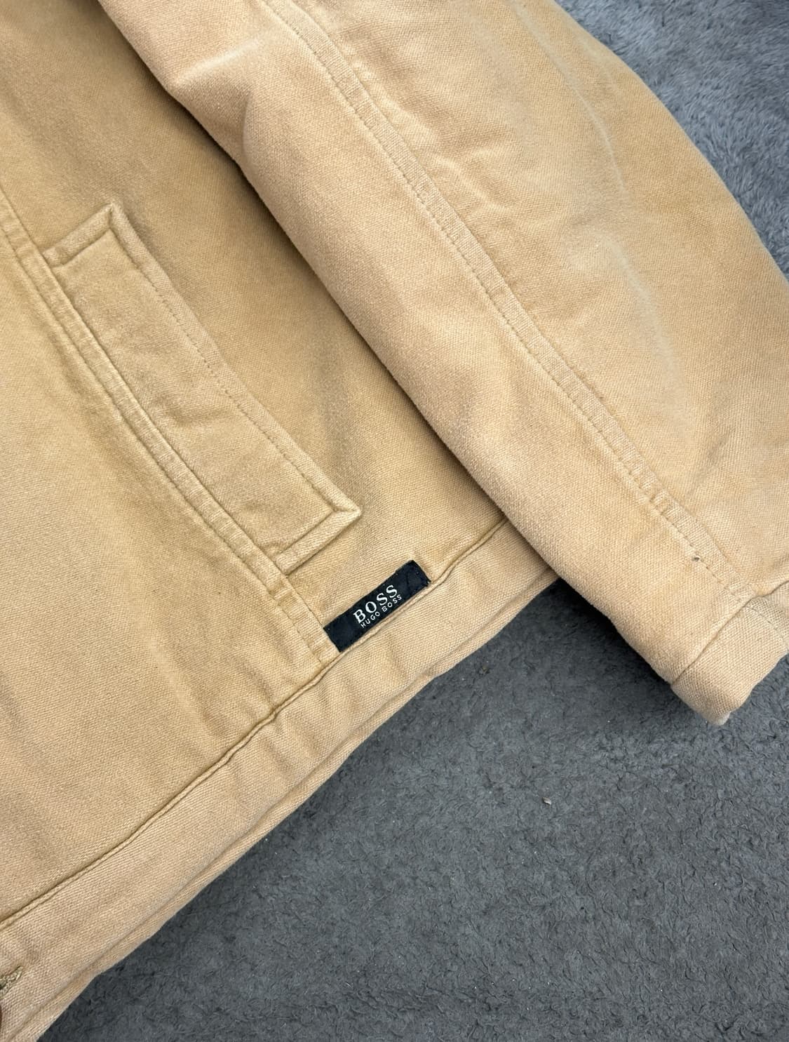90s HUGO BOSS 코튼 울 자켓 52 상품이미지5