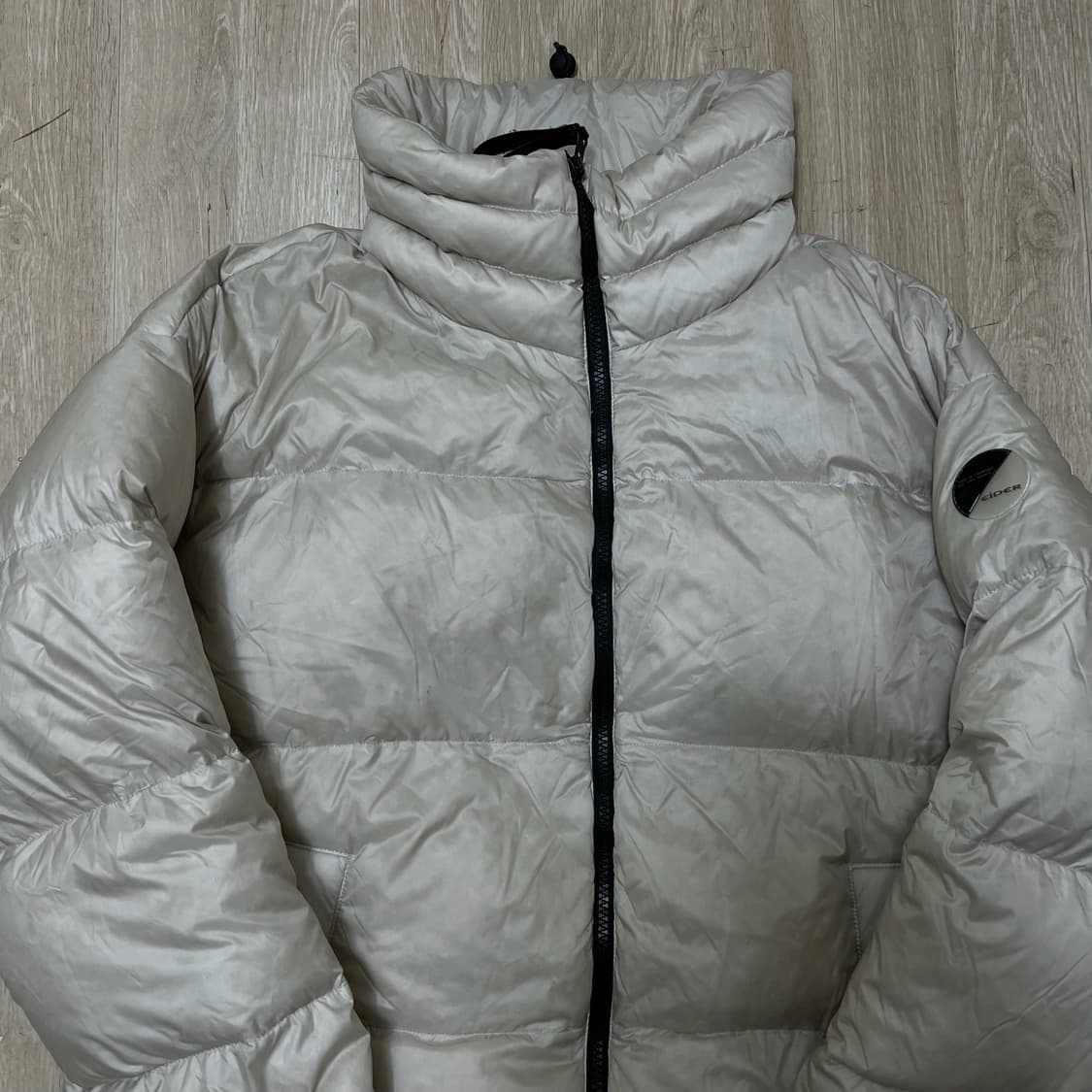 아이더 와펜 구스다운 푸퍼 숏패딩 M/95  상품이미지2