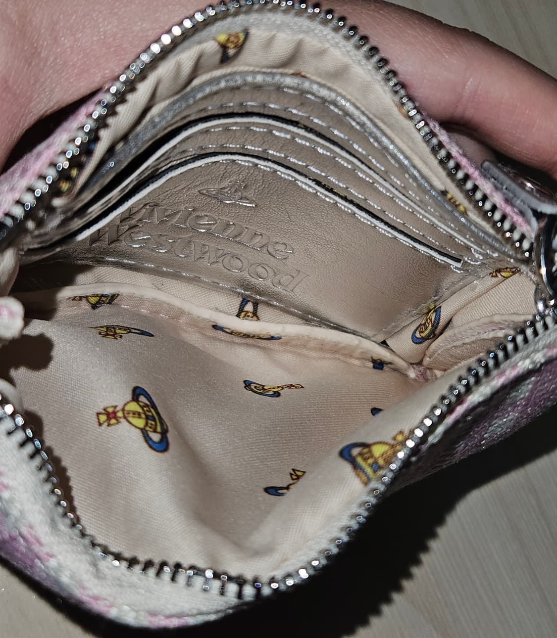 비비안웨스트우드 지갑/코튼 핑크 체크 빈티지 상품이미지8