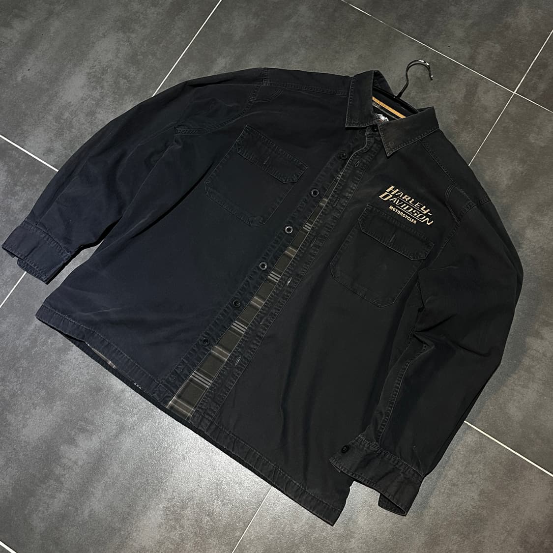 [HARLEY-DAVIDSON] 빈티지 할리 워크해비셔츠 상품이미지1