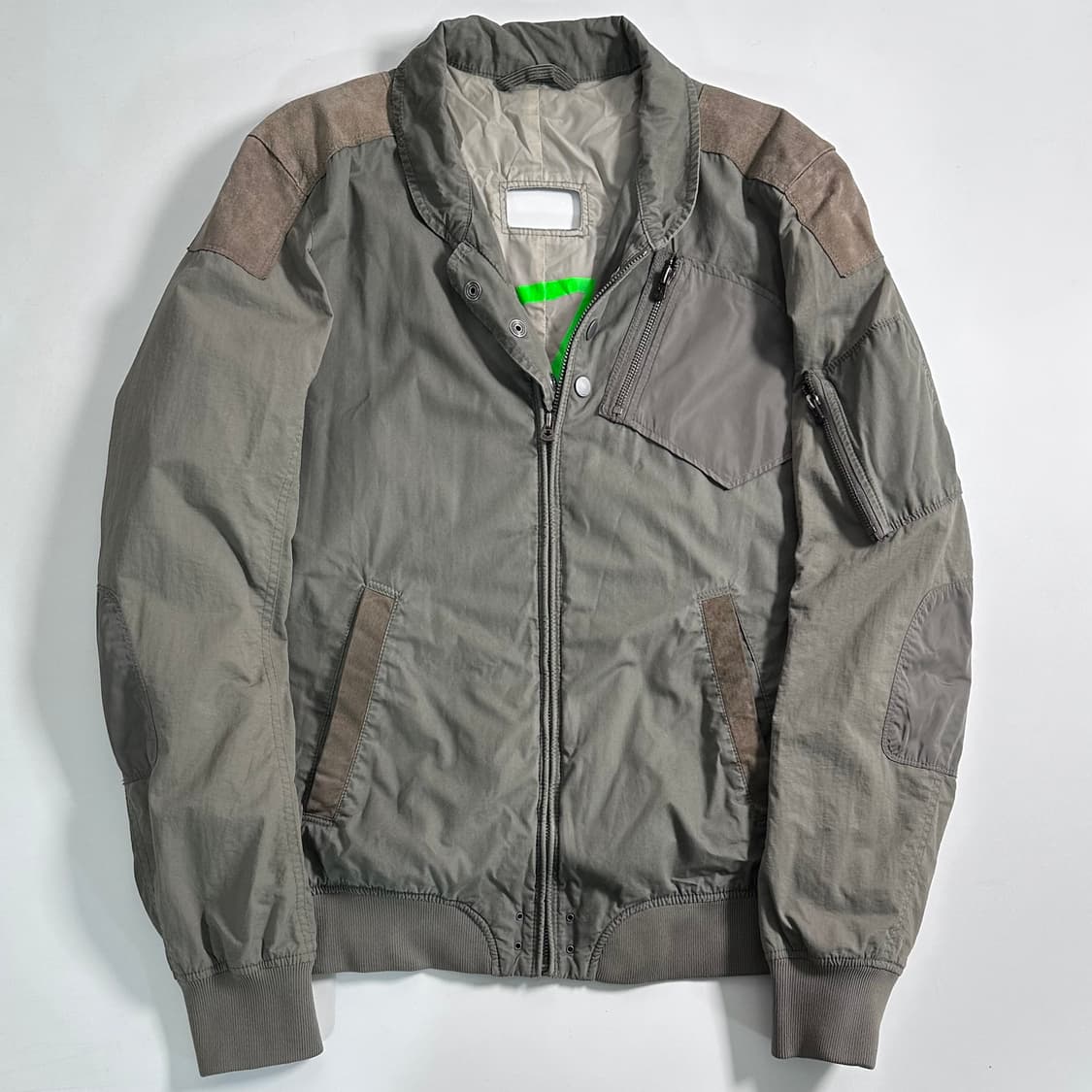 디젤 카키 블루종 자켓 상품이미지1