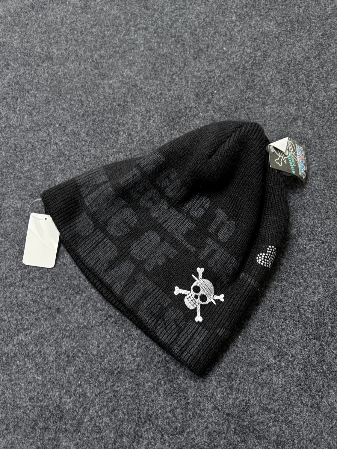 "onepiece" Skull rhinestone beanie 상품이미지2