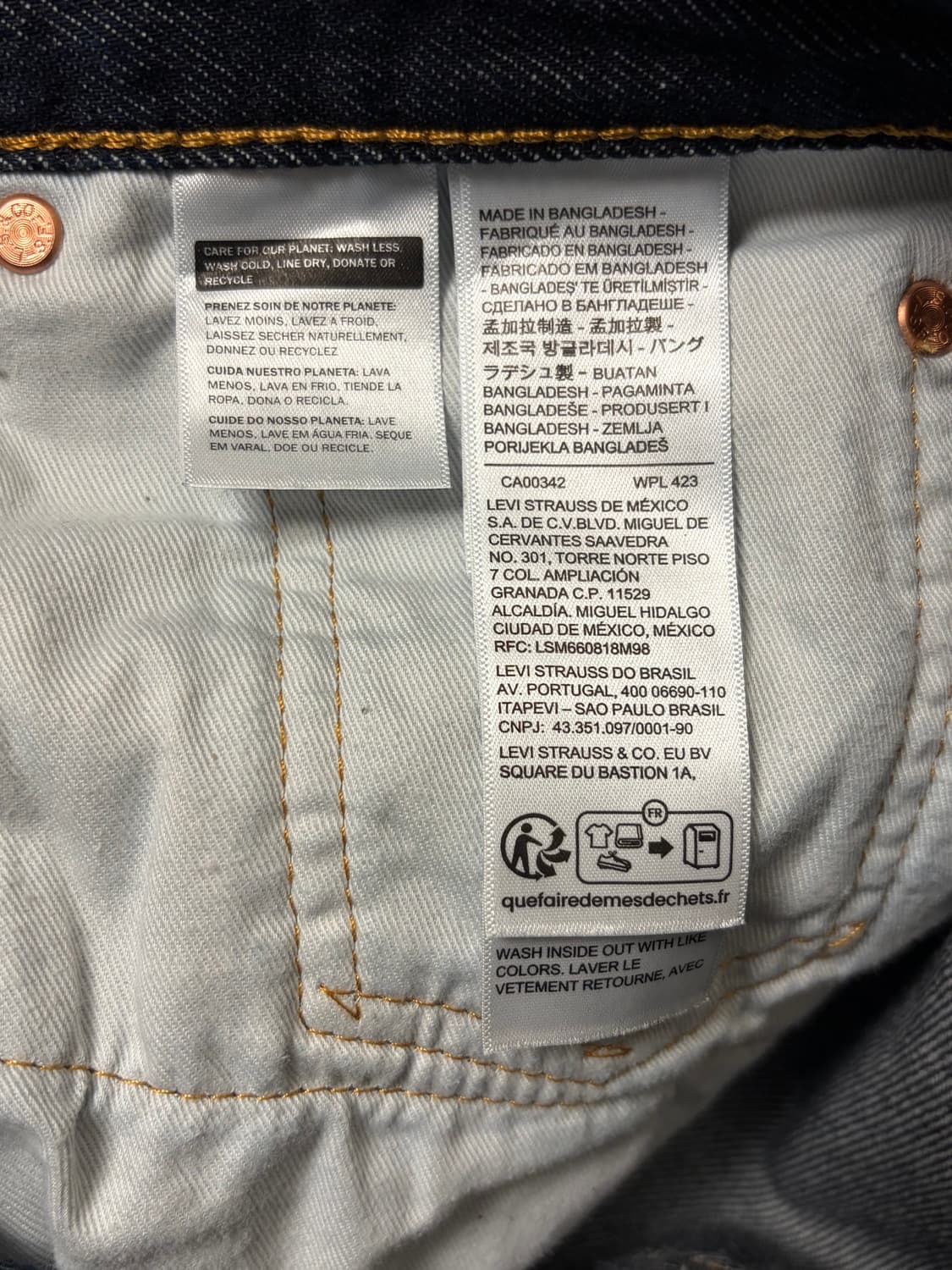 리바이스 578 배기진 다크워시 상품이미지4