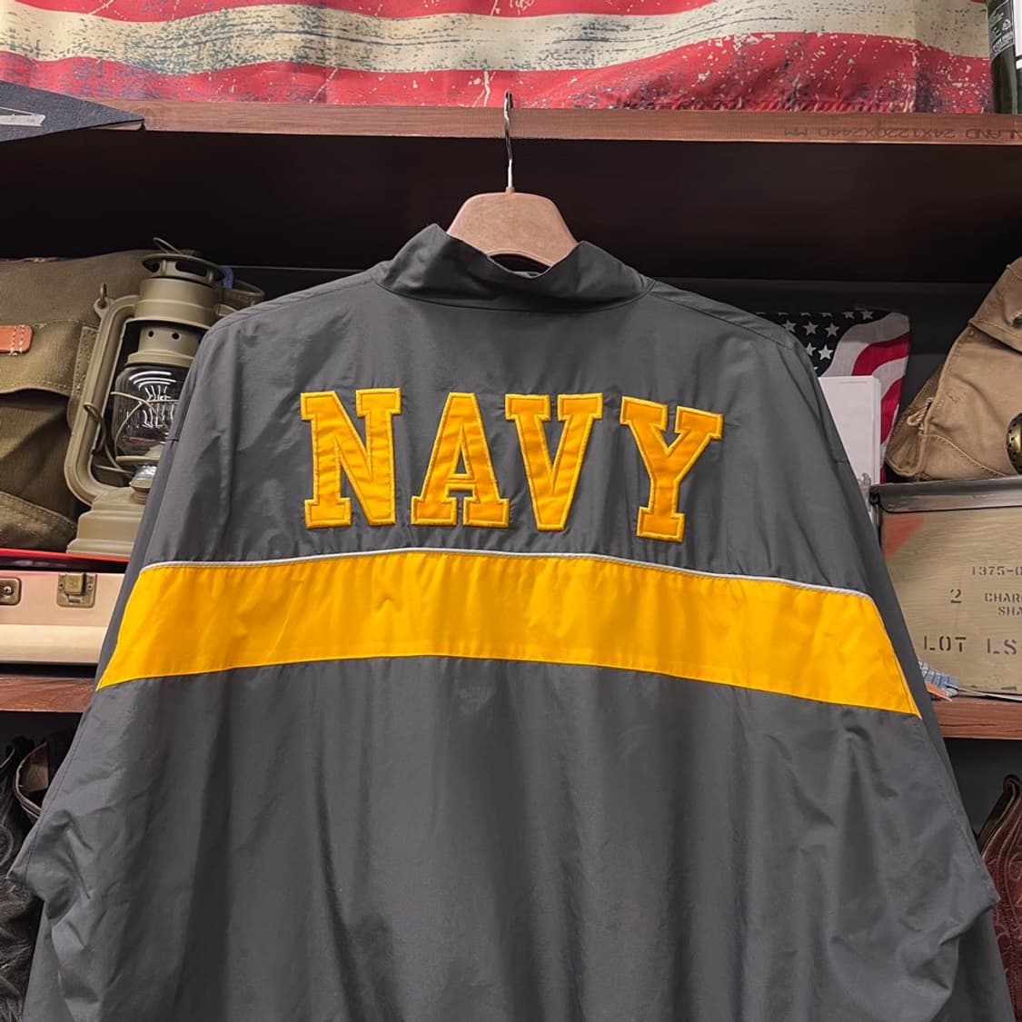 90s US NAVY 아카데미 윈드 브레이커 IPFU N473 상품이미지4