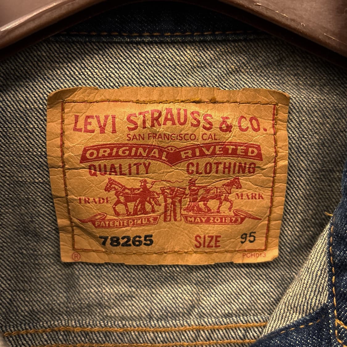 00s 리바이스 오리지널 웨스턴 데님자켓 한국생산 N1057 상품이미지8