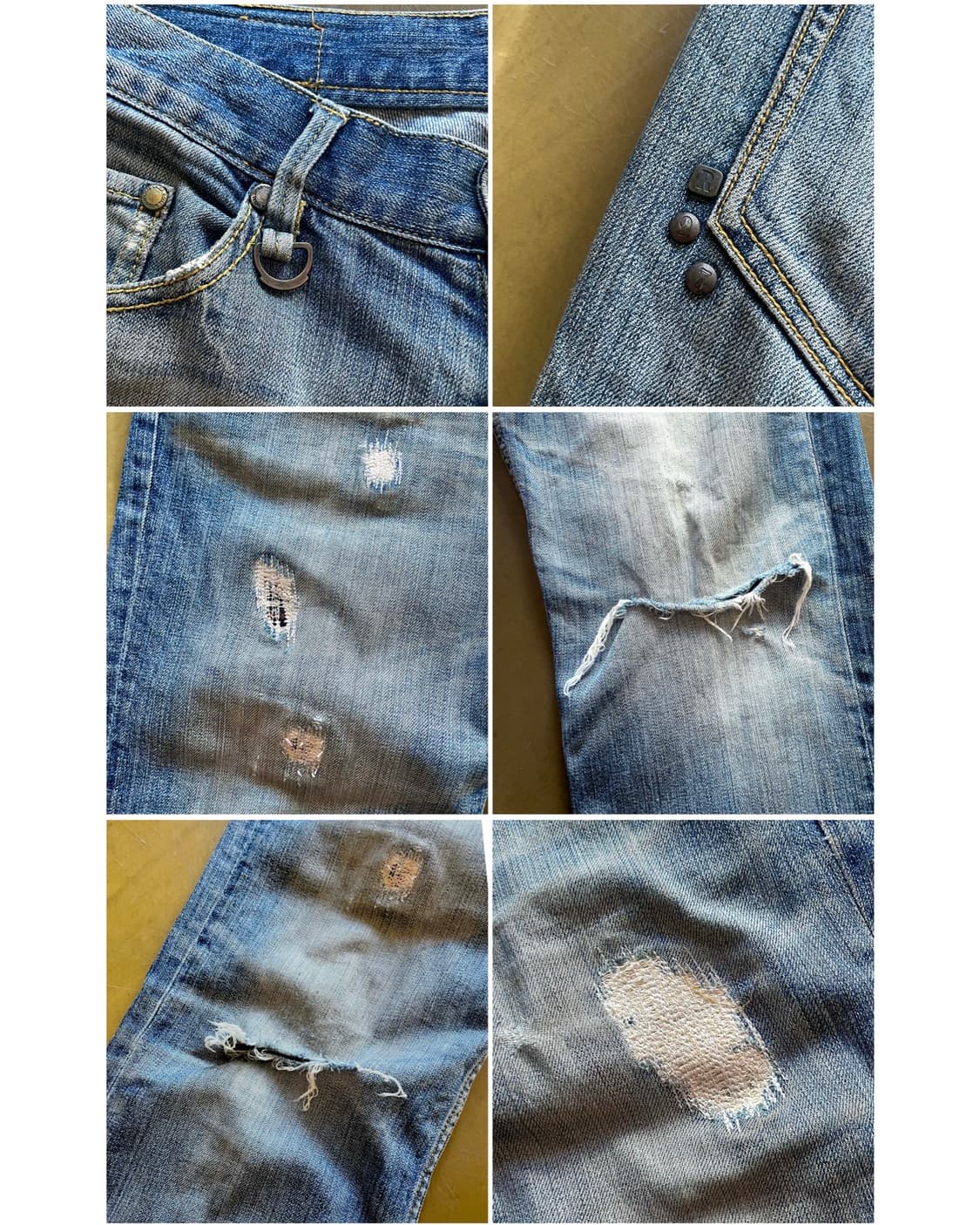 Roial by Bobby Knudtson Old Denim Pants 상품이미지5
