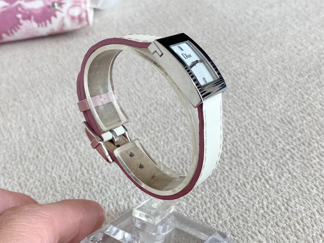 크리스찬 디올 마리스 화이트 자개 다이얼 쿼츠 상품이미지6