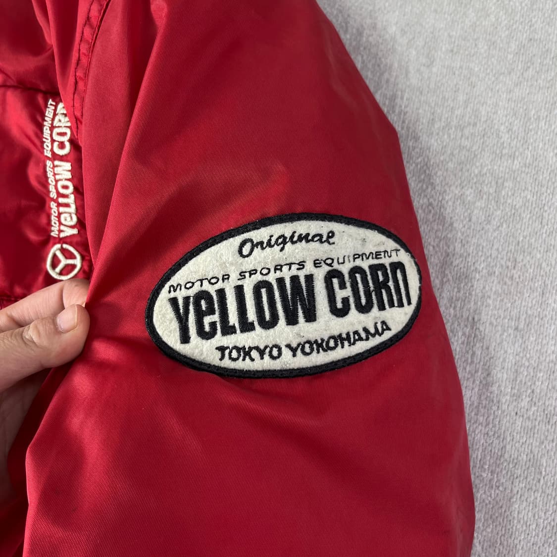 100 옐로우콘 나일론 레이싱 자켓 상품이미지5