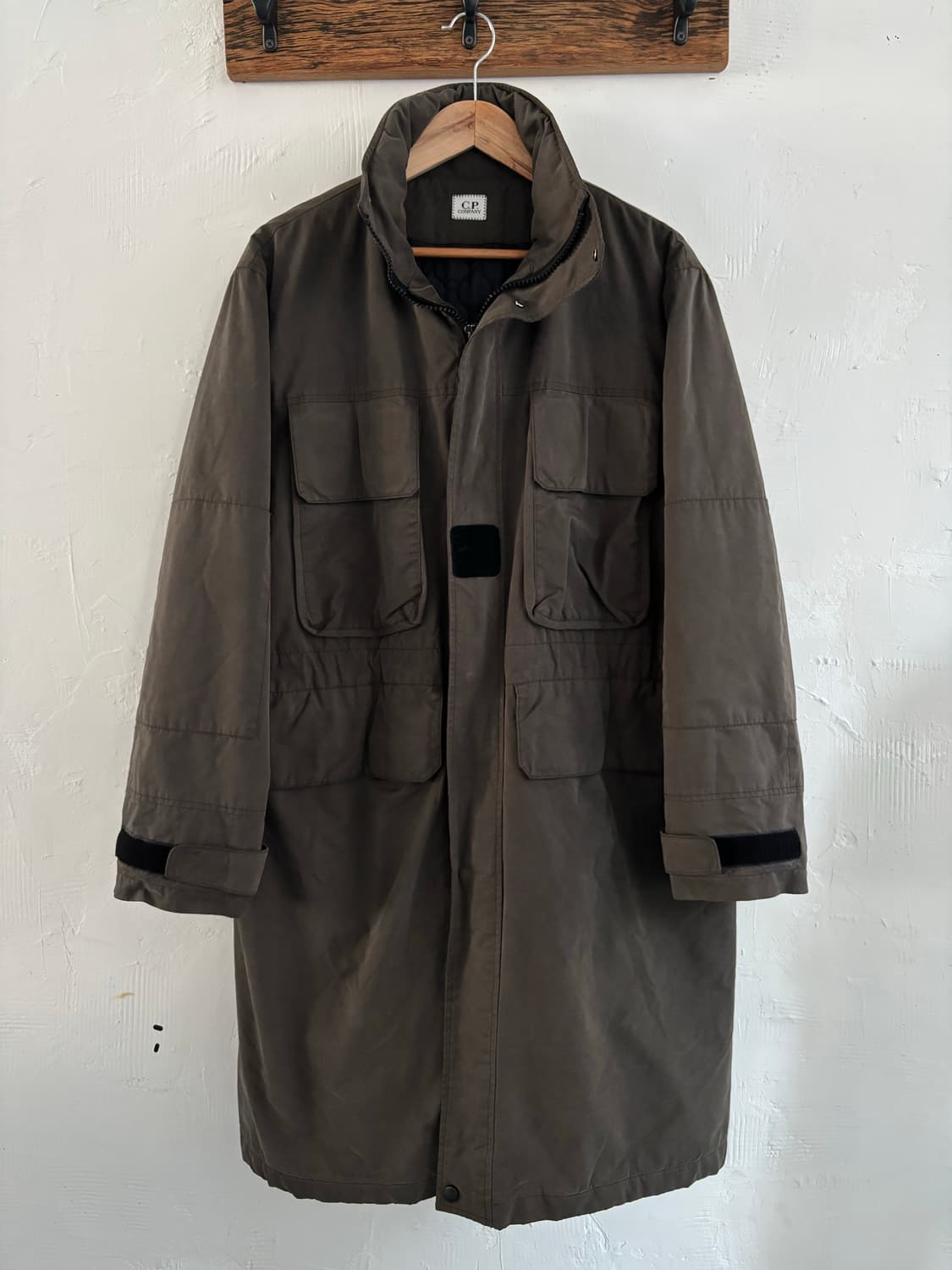 C.P.company 씨피컴퍼니 투포켓 안감퀼티드 카키 자켓 상품이미지2