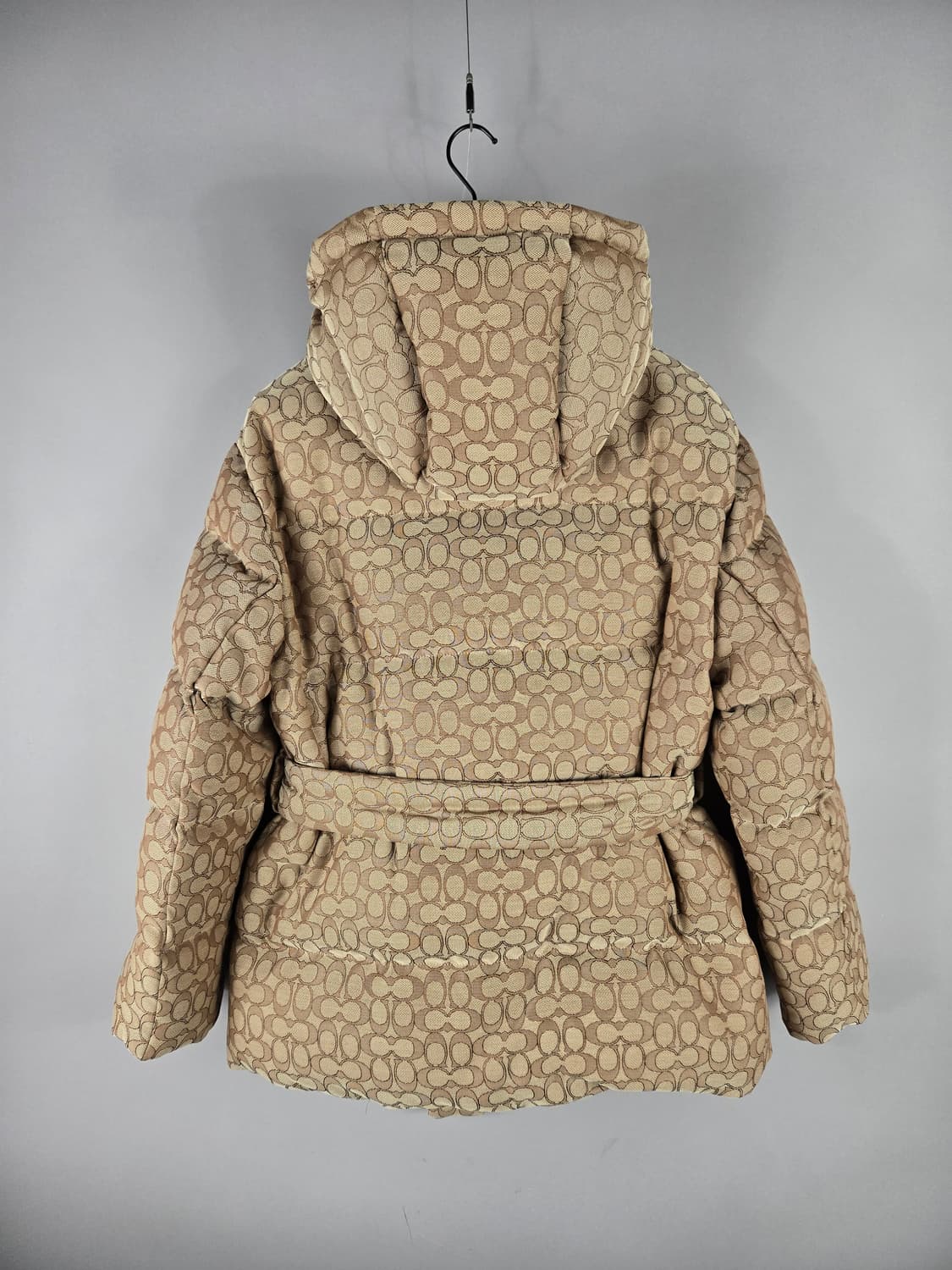 COACH 코치 로고 시그니처 자카드 덕 다운 푸퍼 패딩 S 정품 상품이미지6