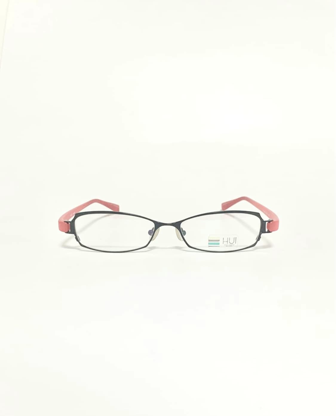 데드스탁  블랙&레드 긱시크 사각 콤비안경테 1515 상품이미지1