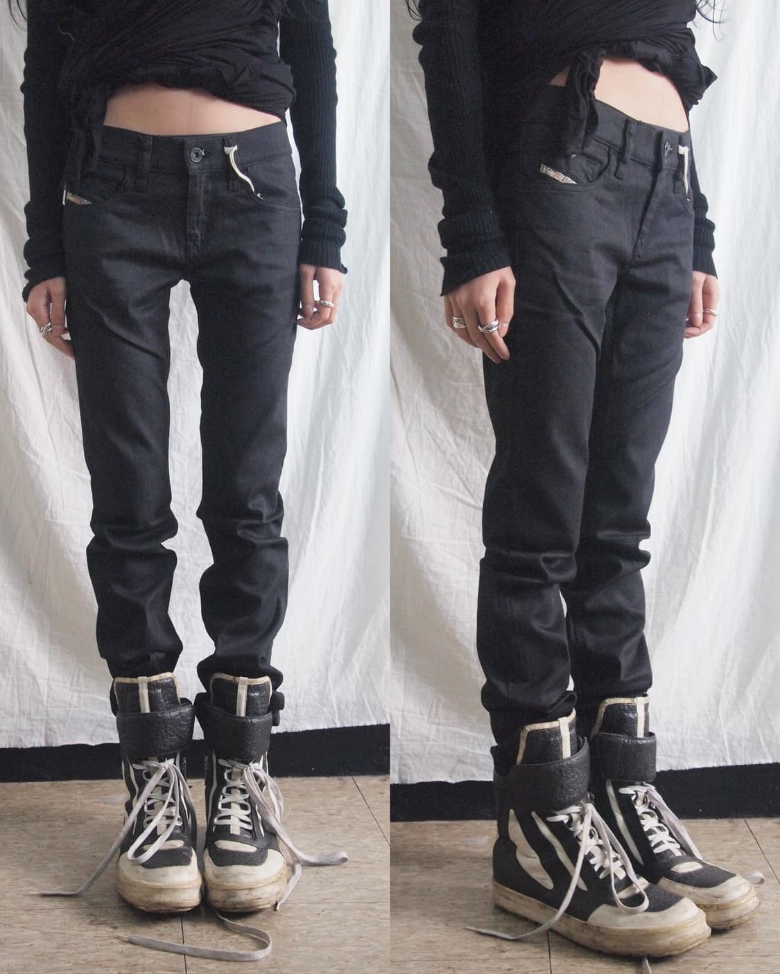 new* [26] 디젤 로우라이즈 왁스 코팅진 상품이미지1