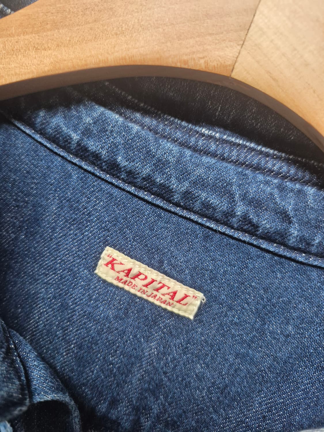 Kapital 캐피탈 데님 호보 셔츠 (XL) 상품이미지3