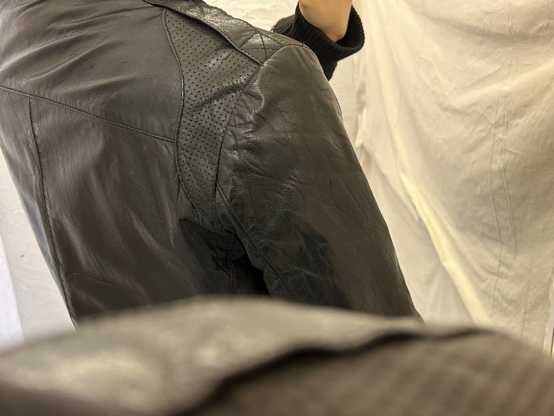 Zara man 슬림 레더자켓 상품이미지4