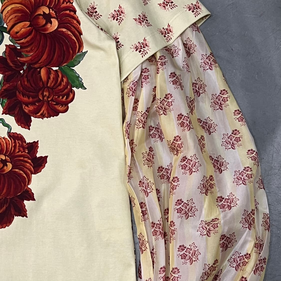  루이비통 플로랄 실크 슬리브 티셔츠 y14694 상품이미지4