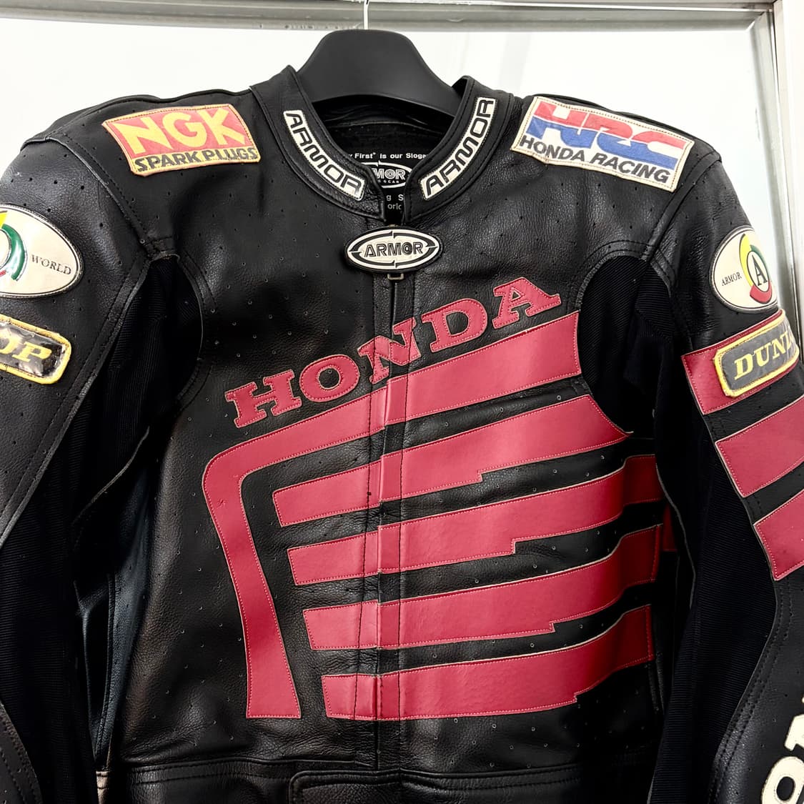 혼다 소가죽 레이싱 자켓 상품이미지7