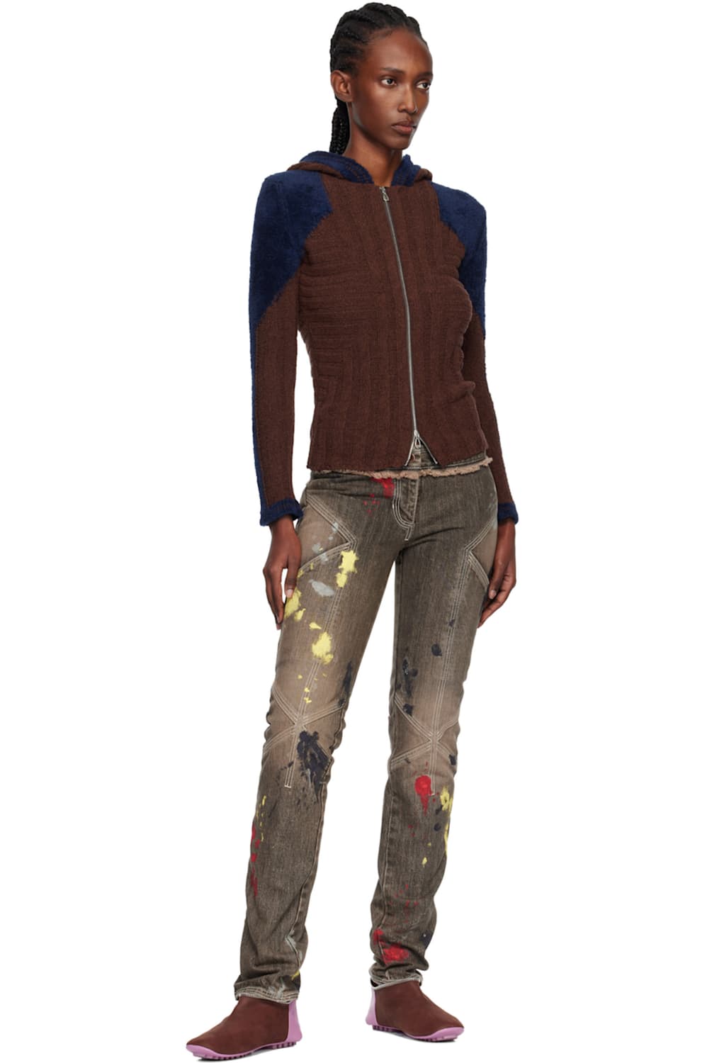 [34]키코 코스타디노브 25fw Quimby 니트 후드티 상품이미지4