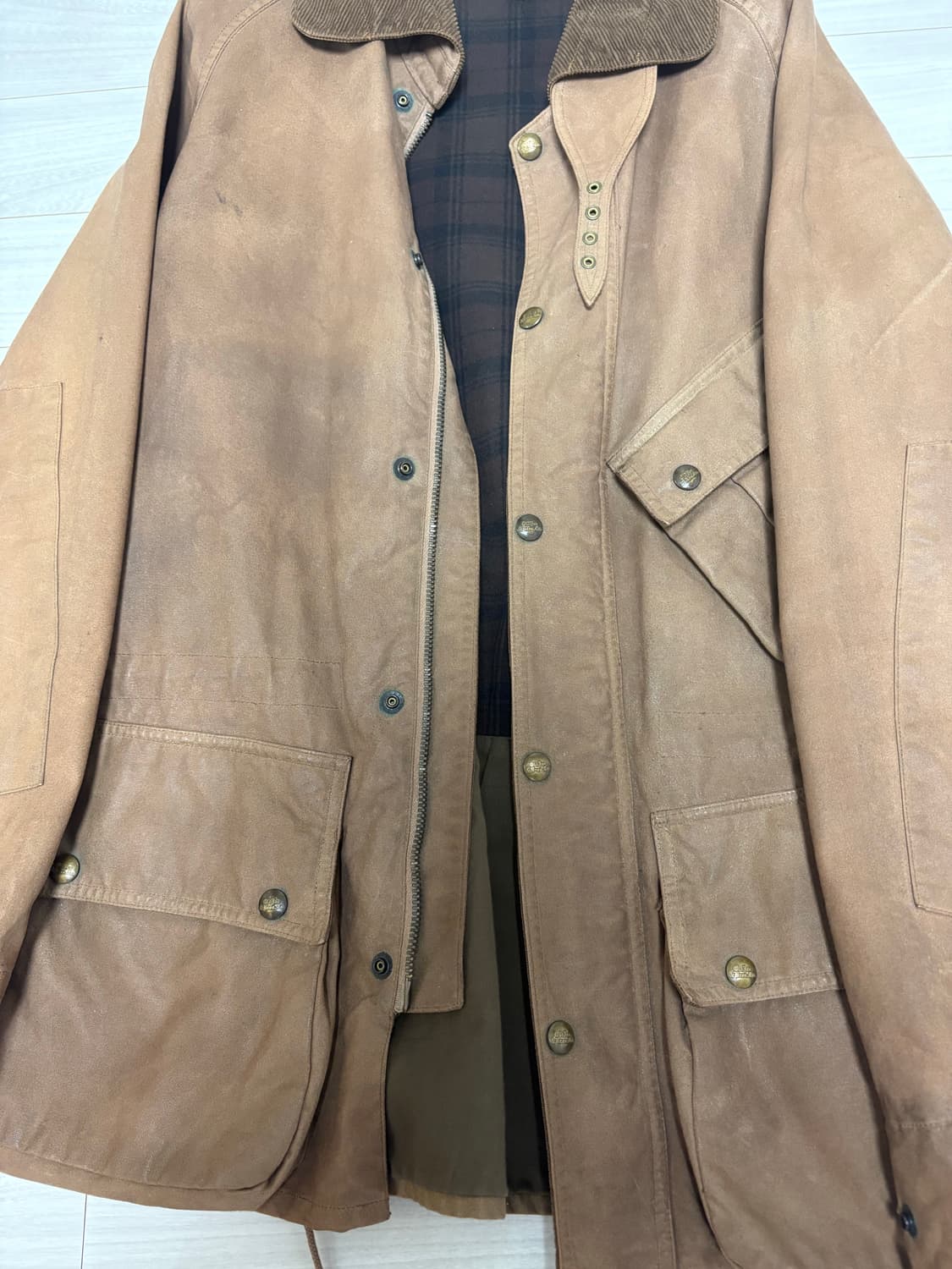 올드조 왁스 헌팅자켓 38 상품이미지5