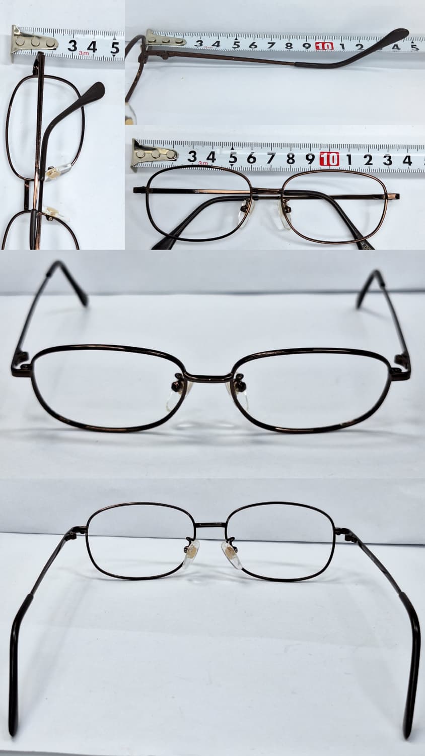 브라운 메탈 안경 안경테 DS-105 일본 수입 빈티지 레트로 클래식 상품이미지4