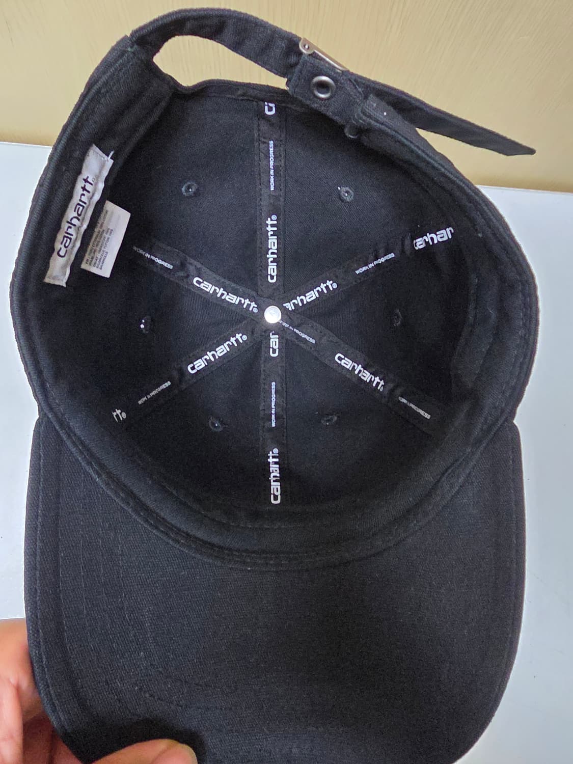 칼하트 캔버스 스크립트 볼캡 상품이미지5