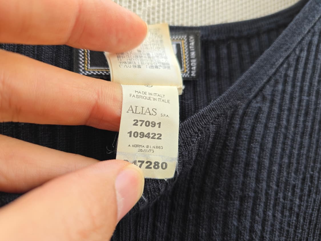 지아니 베르사체 실크 골지 니트 (made in italy) 상품이미지3