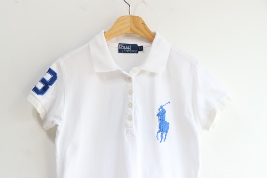 폴로 화이트코튼 미디원피스 M사이즈 상품이미지2