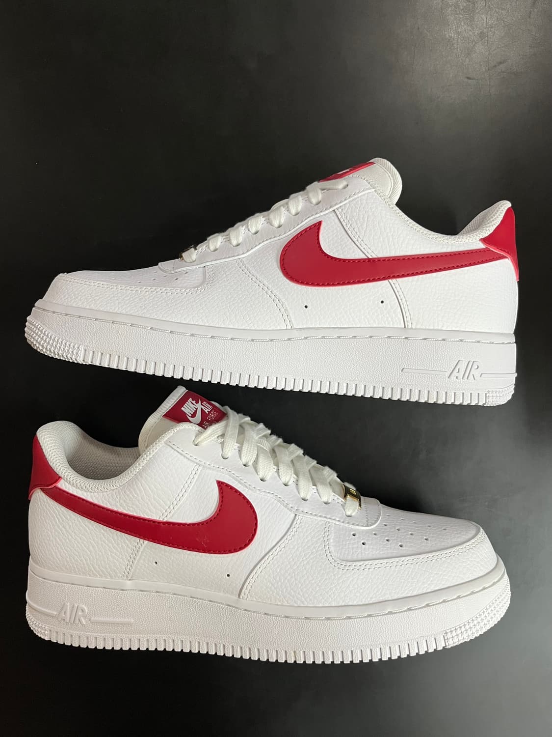 나이키 에어포스1 로우 화이트 레드 상품이미지1