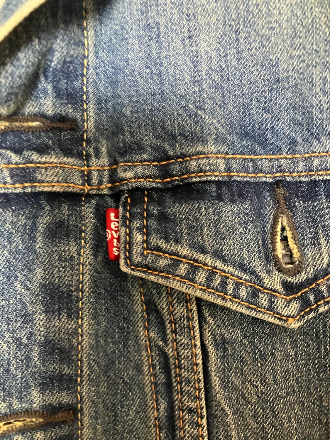 00s 리바이스 72334-0136 인디고 데님 트러커 자켓 상품이미지3