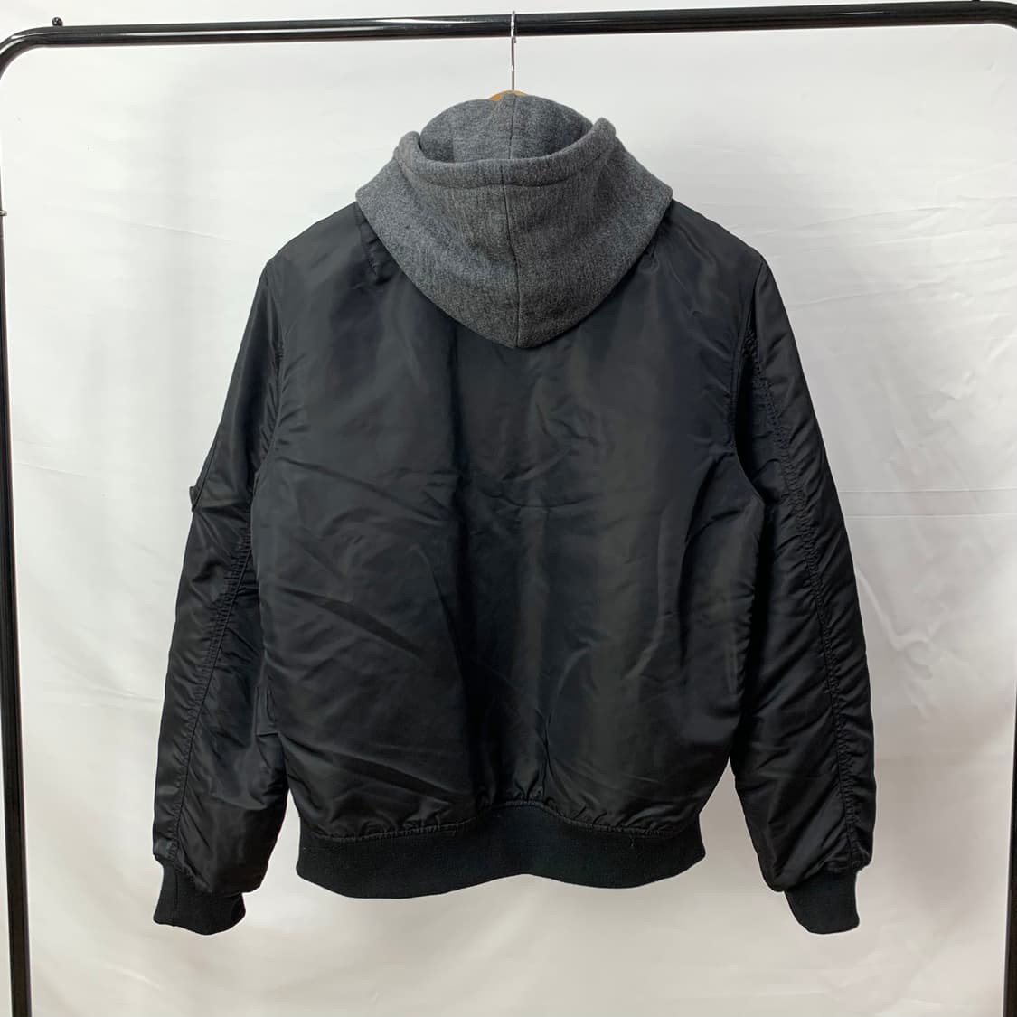 R13 알써틴 레이어드 후드 ma-1 자켓 상품이미지6