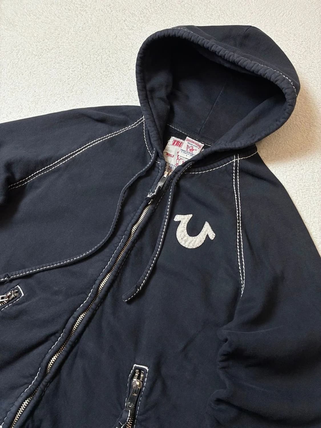 트루릴리젼 00's 밀레니엄 스티치 멕시코 후드 집업 PN7397 상품이미지2