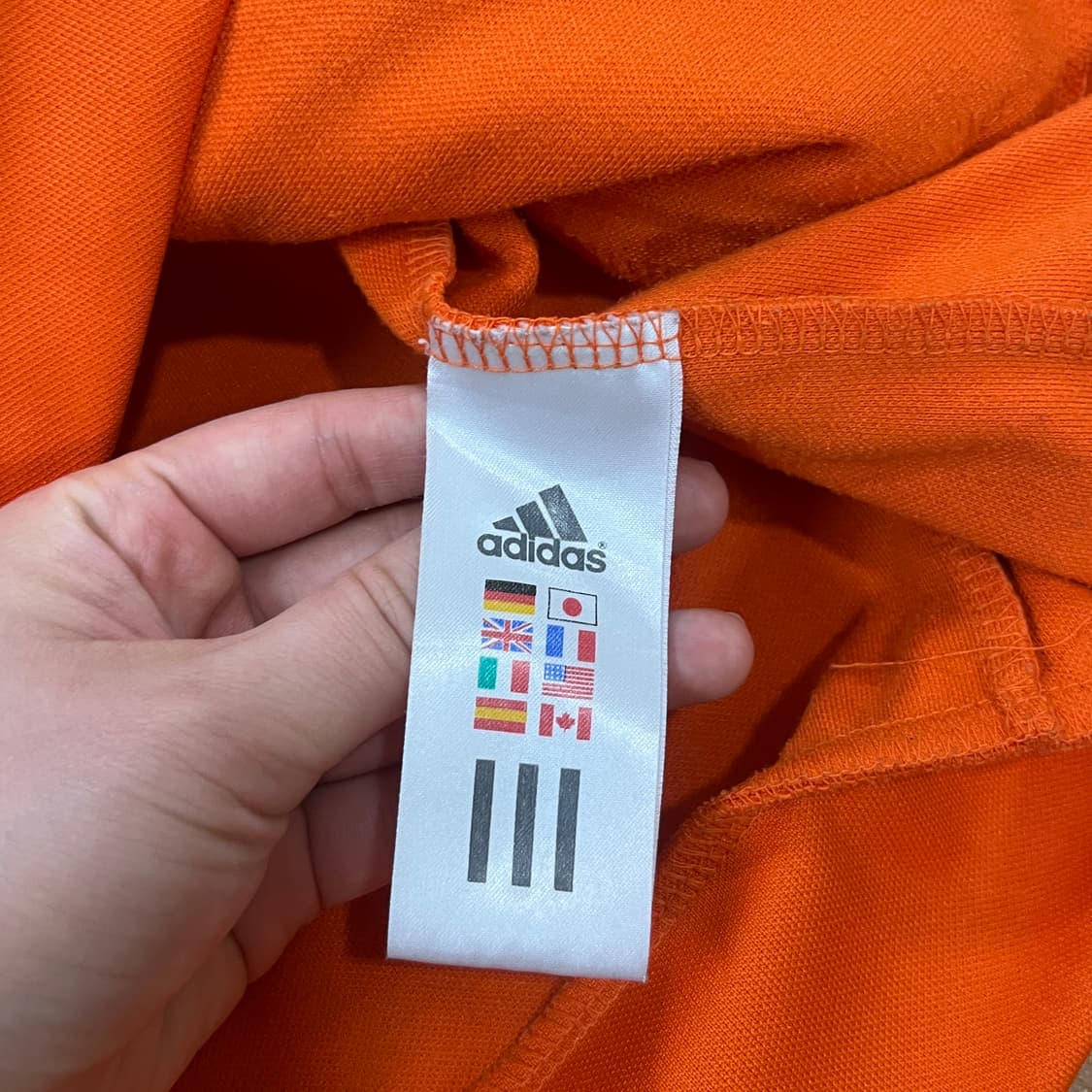아디다스 오렌지 져지 XL 상품이미지6