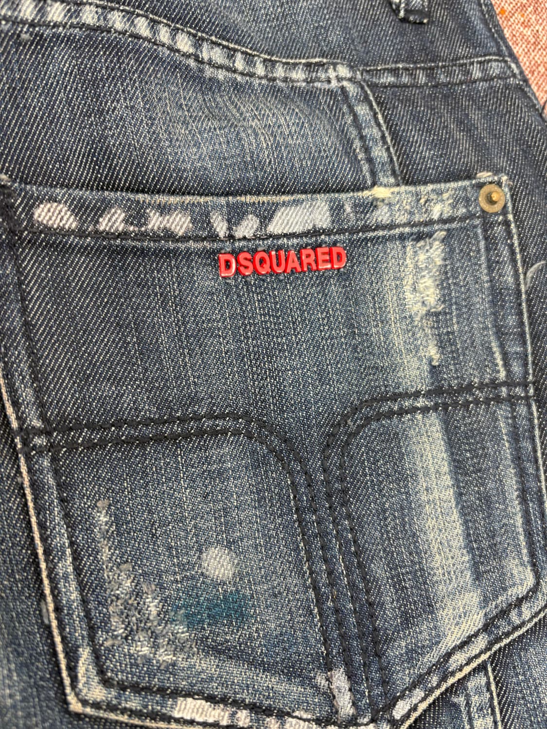 🔥 [희귀 모델] DSQUARED² 페인트 스플래터 데님 팬츠 (MAD 상품이미지3