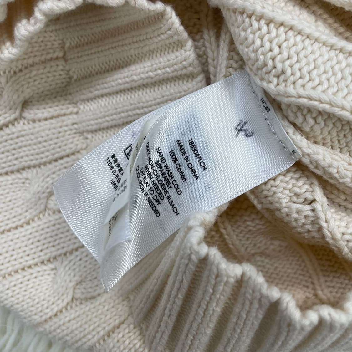 폴로 랄프로렌 포니 로고 케이블 라운드 니트 상품이미지5