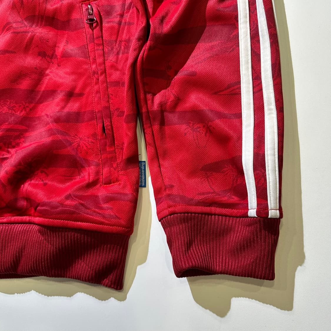 아디다스 스케이트보딩 야자수 패턴 트랙탑 져지 자켓 상품이미지6