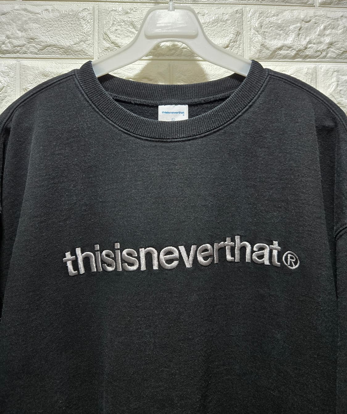 디스이즈네버댓 기모 맨투맨 L 상품이미지2