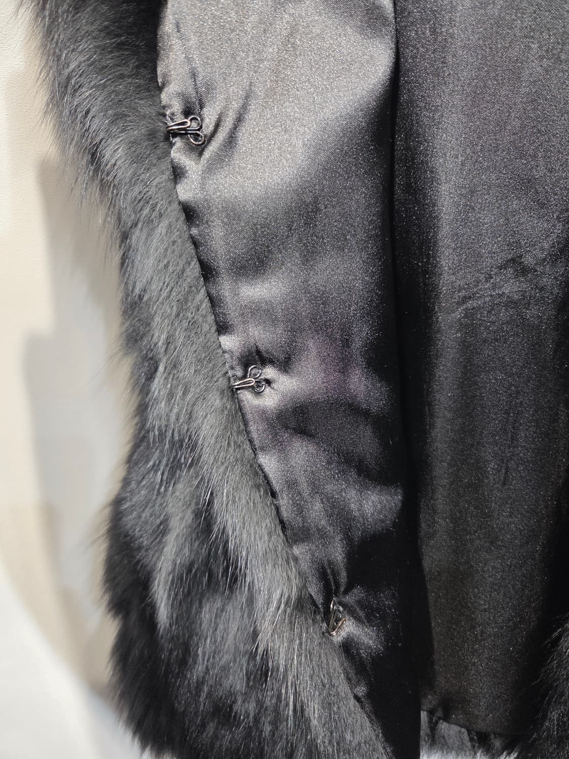 BILLYWILLY 블랙 퍼 베스트 조끼_S 상품이미지5