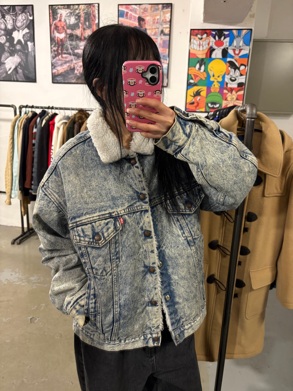 리바이스 USA 데님 양털자켓 상품이미지2