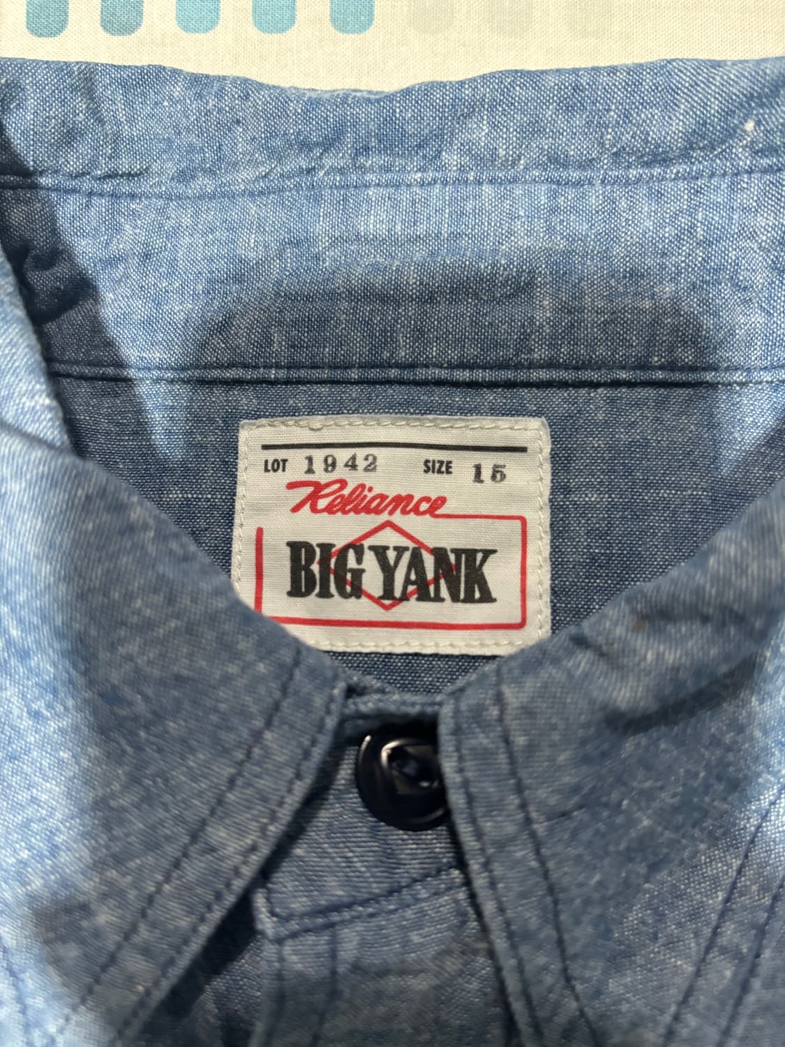 Big Yank 샴브레이 셔츠 상품이미지5