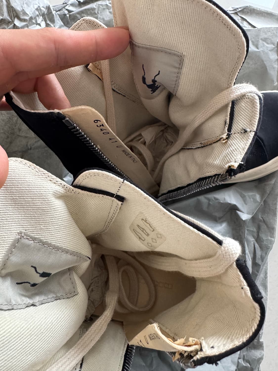 릭오웬스  다크쉐도우 나일론 하이 상품이미지4