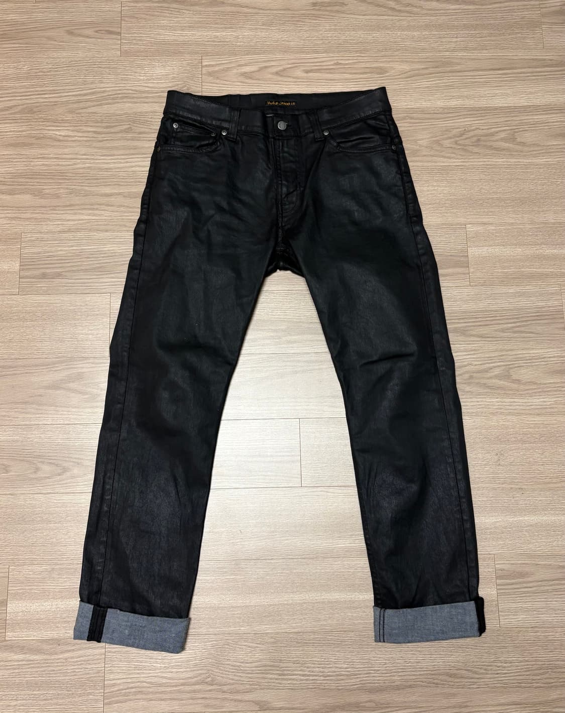 누디진 씬핀 백투블랙 33/32 상품이미지1