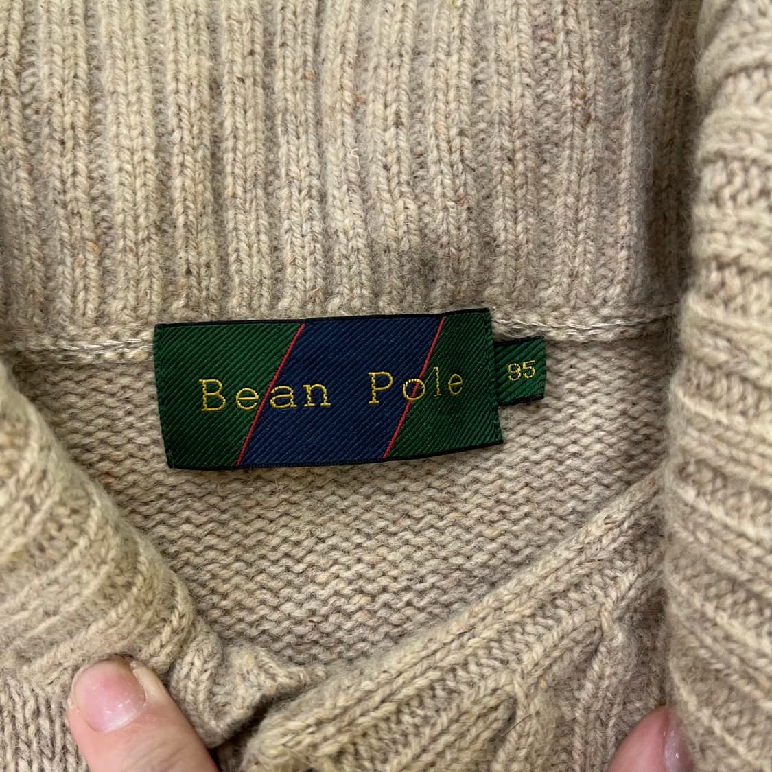 95 빈폴 카라 긴팔 니트 스웨터 0319M 상품이미지2