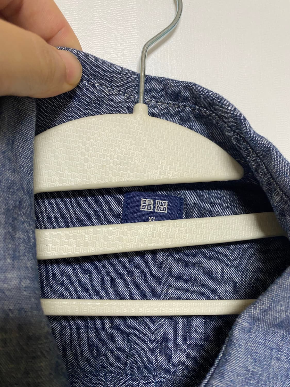 [UNIQLO] 유니클로 샴브레이 워크셔츠 XL사이즈 상품이미지2