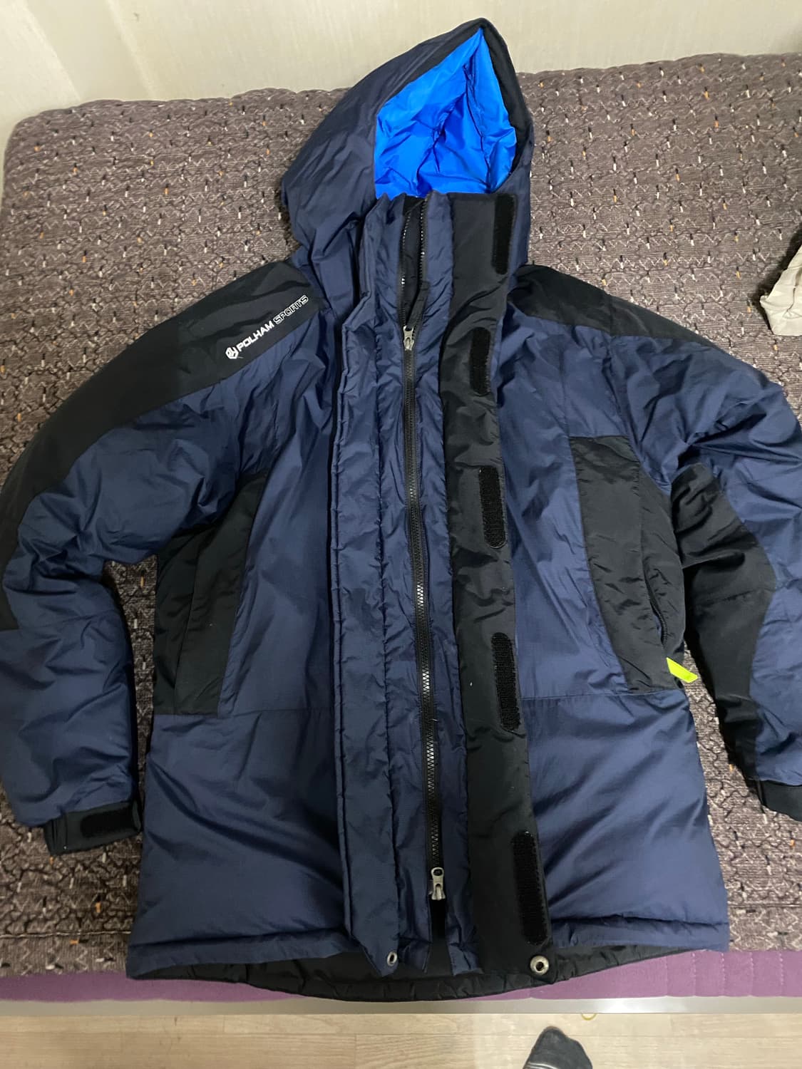 폴햄 스포츠 네이비 패딩 점퍼 상품이미지1