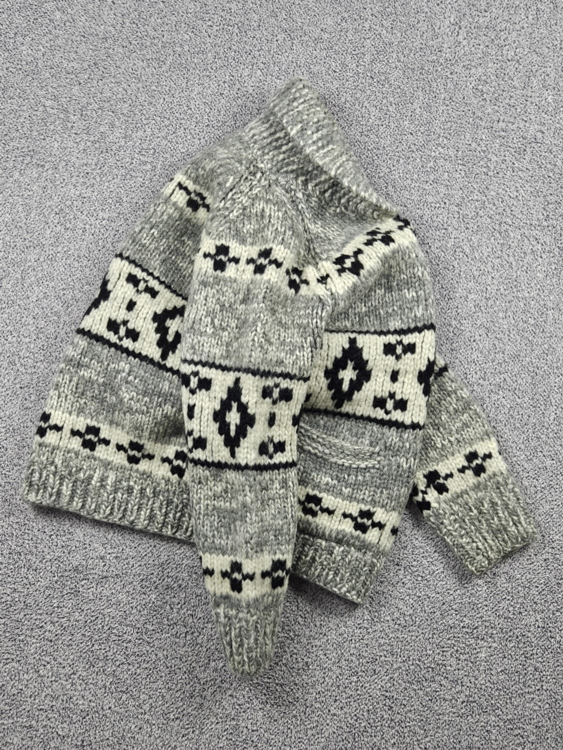 핸드메이드 코위찬 스웨터 니트집업 ( 상세설명참조 ) / 9971 상품이미지4