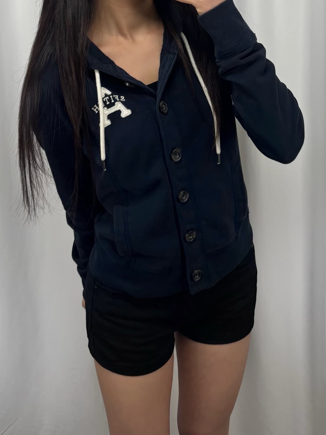 아베크롬비 버튼 후드집업 상품이미지2