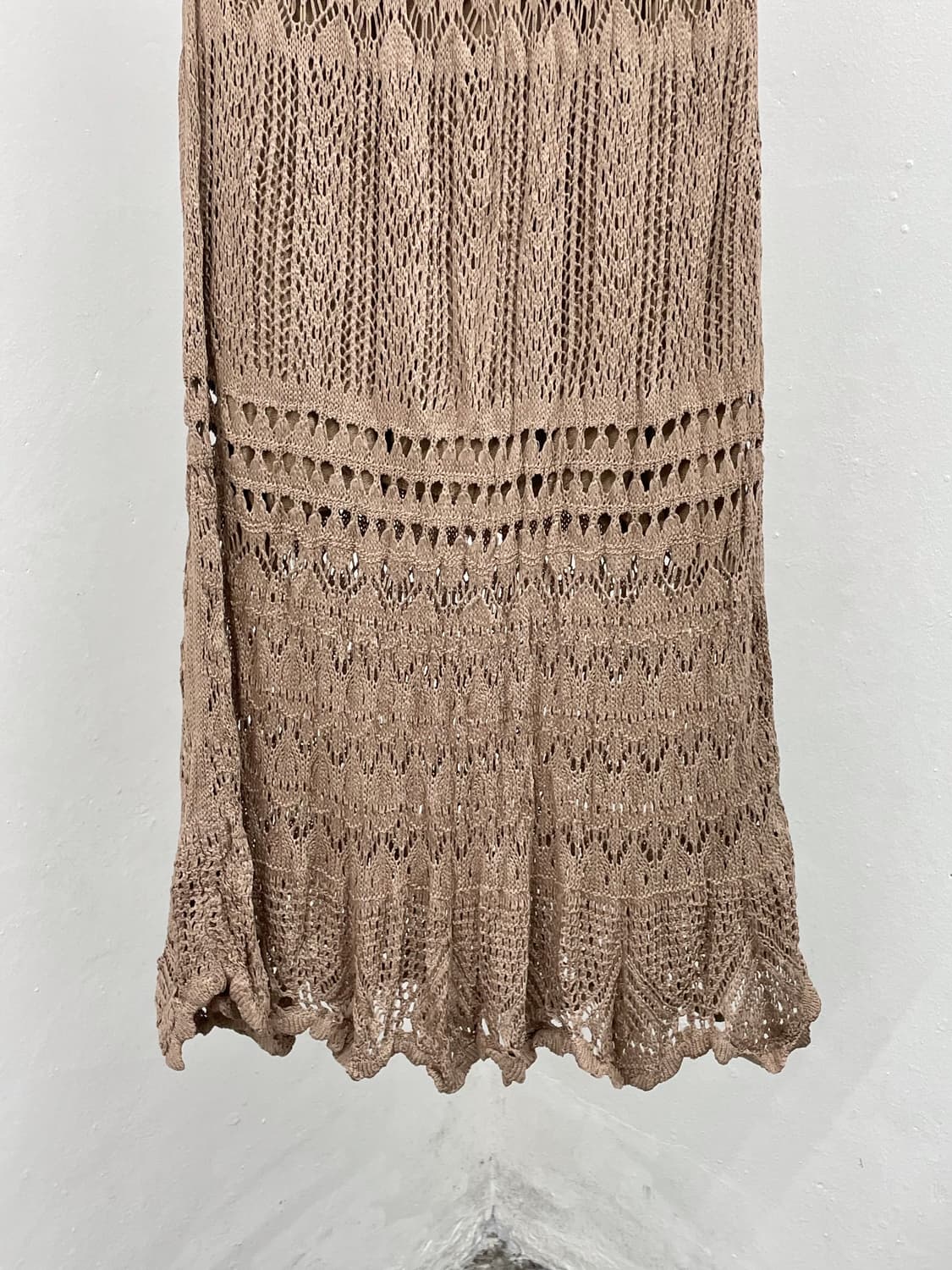 브라운 니트 짜임 스커트 상품이미지4