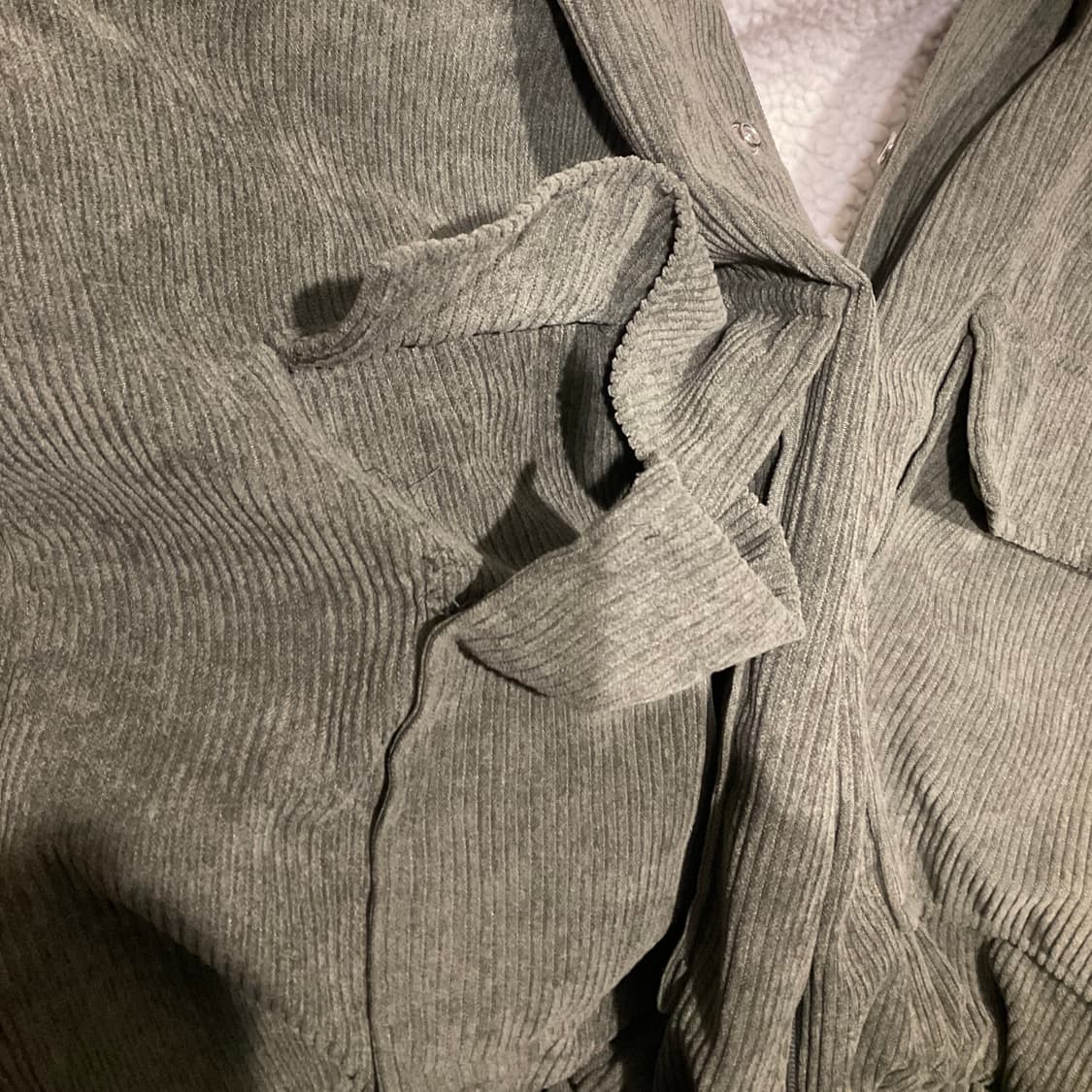 디서먼트 넘버잭 코듀로이 후드 자켓 카키 상품이미지3