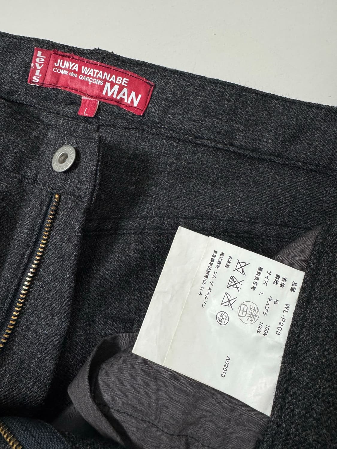 준야와타나베 X 리바이스 울팬츠 L 상품이미지3
