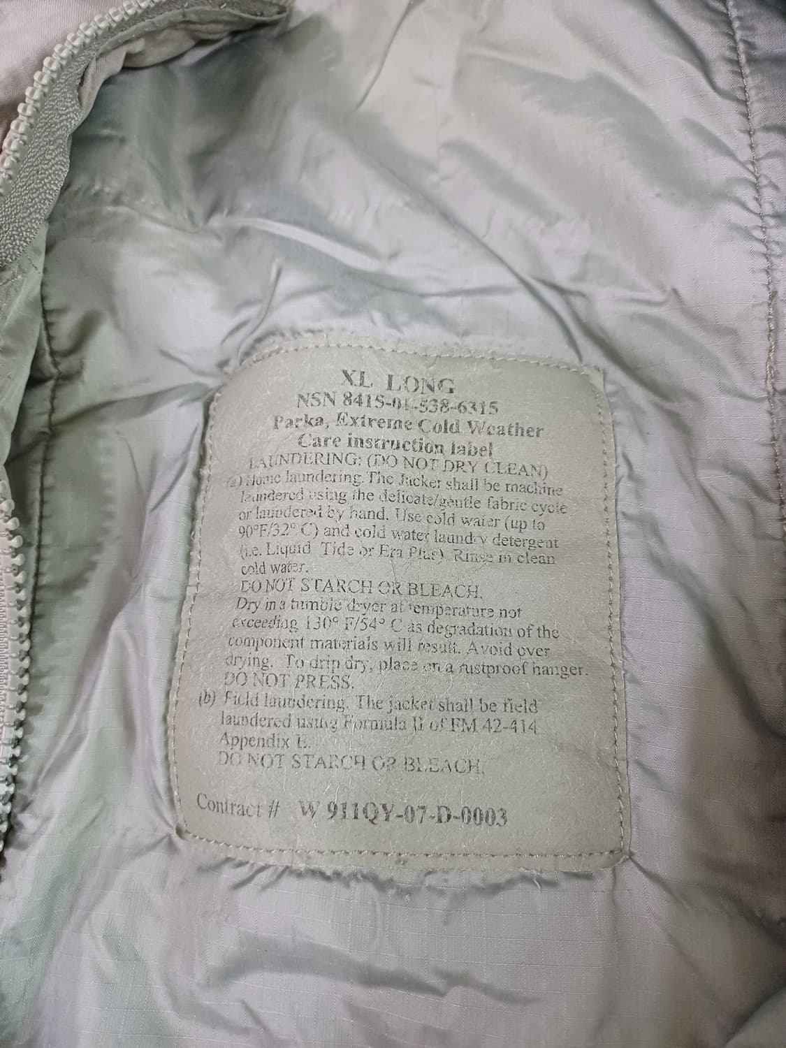 미군 프리마로프트 자켓 상품이미지2